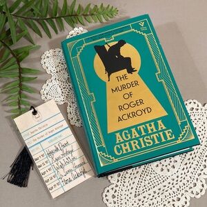 Deluxe Gift Edition Agatha Christie 'The Murder of Roger Ackroyd' Hardcover Book